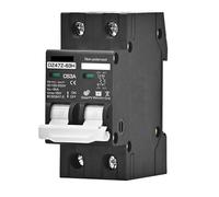 FDOSIJFOS Interruptor de Aire, Disyuntor MCB de CC 2 Polos, 100 V, 150, 200, 250, 500 y 1000, 16 A, 20 A, 25 A, 32 A, 40 A, 50 A 63 A, Protector batería for Panel Solar(40a,2P DC260 500V)