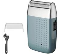 FDOSIJFOS Maquinilla de Afeitar, Afeitadoras de láminas for Hombres, afeitadoras eléctricas inalámbricas Recargables for, portátiles, Bolsillo(Blue)