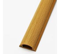 FDOSIJFOS Organizador de Cables Sistema de ocultación Cables extensión, gestión PVC con Efecto Madera for Ocultar(Style 6,5 Cable)
