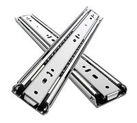 FDQAMLKX Corredera de cajón Industrial Resistente de 36 Pulgadas con Empuje para Abrir, 51 mm de Ancho, con rodamiento de Bolas para extensión Suave, herrajes para Cocina y Muebles.