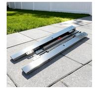 FDQAMLKX Correderas para cajones bajo encimera con Cierre Suave, rieles de extensión Completa de 3 Secciones para un Montaje Inferior Suave, Ideales para soluciones de Almacenamiento de Cocina y mueb