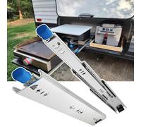 FDQAMLKX Correderas para cajones de Alta Resistencia con Capacidad de 120 kg, correderas con cojinetes de Bolas de Repuesto para Almacenamiento en talleres, Furgonetas y Camiones, rieles de Montaje l