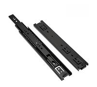 FDQAMLKX Correderas para cajones Resistentes de 500 mm y 1000 mm con rodamientos de Bolas de Metal, Capacidad de Carga de 50 kg, 1 par (125 mm, 5 Pulgadas), Lisas, para armarios y Muebles.