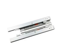 FDQAMLKX Guías para cajones de Alta Resistencia de 500 mm para Montaje en Suelo, guías de Acero para armarios y Pieles, guías Lisas para teclados y armarios.