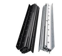 FDQAMLKX Guías para cajones, guías para cajones bajo encimera de 118 kg - Rieles metálicos Totalmente Ocultos para un Deslizamiento Suave (Blanco, 600 mm)