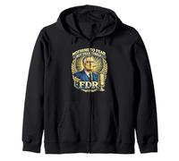 FDR Nothing to Fear Roosevelt Presidencial Cita Sudadera con Capucha