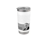 FDR sobre el fascismo asumiendo el gobierno Vaso térmico de acero inoxidable de doble pared