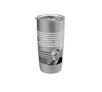 FDR sobre el fascismo asumiendo el gobierno Vaso térmico de acero inoxidable de doble pared