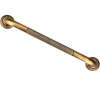 FDSAGHJ Barra de Agarre para Ducha, Barra de Agarre para Baño de Latón Vintage de 19 Pulgadas Pasamanos de Seguridad para Ducha Dorada para Bañeras y Duchas Manija de Soporte para Bañera de Latón