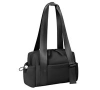 fdsmall Mini Bolsa de Gimnasio para Las Mujeres Impermeable Lleva Cabina de Gimnasio Bolsa de Mochila 30 * 18 * 11,5 cm Correa Ajustable Bolsa de Fitness con Compartimiento húmedo (Black)