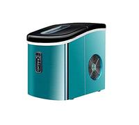 FDTMGW Máquina de hielo para el hogar, máquina de hacer hielo, portátil, compacta, eléctrica, de alta eficiencia, máquina de fabricación de hielo, mini cubo, 16 kg de hielo por 24 horas, acero