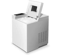 FDTMGW Máquina de hielo para encimera, máquina de hielo de 15 kg, totalmente automática, comercial, pequeña tienda de té, de escritorio, manual, redonda, para hacer cubitos de hielo, máquina para