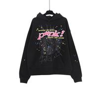 FDTURES 2024 Sp5de Pareja De Moda Masculina Y Femenina Estrella Sudadera Estampada con Capucha De Espuma-color13||M
