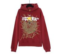 FDTURES 2024 Sp5de Pareja De Moda Masculina Y Femenina Estrella Sudadera Estampada con Capucha De Espuma-color6||XL