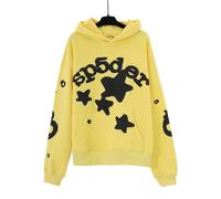 FDTURES 2024 Sp5de Pareja De Moda Masculina Y Femenina Estrella Sudadera Estampada con Capucha De Espuma-color11||S