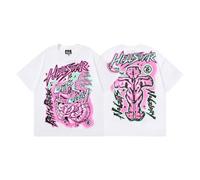 FDTURES 2024 SST Girls S S Spring and Summer Couple Printing Beauty Collection European and American Fashion Alphabet Retrat Printing Leisure-color11||S