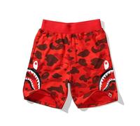 FDTURES 24ss Fashion Sports Hip Hop Bottom Pants Bap Shark Camuflaje Youth Leisure Shorts Medianos Pantalones Cortos De Algodón para Hombres-color6||L