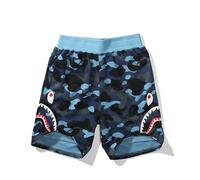 FDTURES 24ss Fashion Sports Hip Hop Bottom Pants Bap Shark Camuflaje Youth Leisure Shorts Medianos Pantalones Cortos De Algodón para Hombres-color5||S