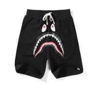 FDTURES 24ss Fashion Trends Bajo Bap Shark Camuflaje Youth Leisure Shorts Medianos Pantalones Cortos De Algodón para Hombres-color2||L