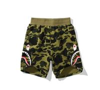FDTURES 24ss Fashion Trends Bajo Bap Shark Camuflaje Youth Leisure Shorts Medianos Pantalones Cortos De Algodón para Hombres-color7||S