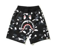 FDTURES 24ss Fashion Trends Bajo Bap Shark Camuflaje Youth Leisure Shorts Medianos Pantalones Cortos De Algodón para Hombres-color8||L