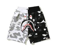 FDTURES 24ss Fashion Trends Bajo Bap Shark Camuflaje Youth Leisure Shorts Medianos Pantalones Cortos De Algodón para Hombres-color6||M