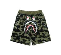 FDTURES 24ss Pantalones Deportivos Casuales Bap Tiburón Camuflaje Juvenil Pantalones Cortos Casuales Pantalones Cortos Medianos Hombres Pantalones Cortos De Algodón-color4||M