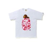 FDTURES Blusa Casual De Moda 24ss Bap Camiseta De Manga Corta para Deportes De Ocio Masculinos Y Femeninos De Doble Hilo De Algodón De Moda para Parejas Largas-color11||M