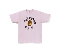 FDTURES Blusa Casual De Moda 24ss Bap Camiseta De Manga Corta para Deportes De Ocio Masculinos Y Femeninos De Doble Hilo De Algodón De Moda para Parejas Largas-color1||M