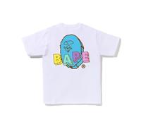FDTURES Blusa Casual De Moda 24ss Bap Camiseta De Manga Corta para Deportes De Ocio Masculinos Y Femeninos De Doble Hilo De Algodón De Moda para Parejas Largas-color9||M