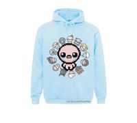 FDTURES Sudadera con Capucha Kawaii Gráfica The Binding of Isaac Cute Character Guppy 's Cat Winter Fleece con Capucha color5||3XL