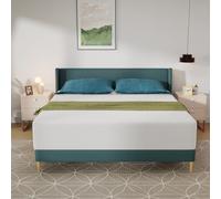 FDW Colchón de espuma viscoelástica de gel de 14 pulgadas, colchones de firmeza media para aliviar el sueño fresco, sin fibra de vidrio, certificado CertiPUR-US, colchón en una caja, tamaño King