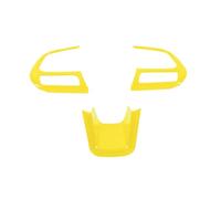 FDWPJYO Cubierta Decorativa para Volante de Coche para Renegade 2015 2016 2017 2018 2019 2021 2022 2023 y 2024 para Jeep Compass 2017-2020