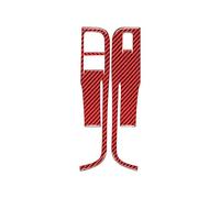 FDWPJYO Embellecedor de Fibra de Carbono para Chevrolet Camaro 2010-2015 Accesorios para el Interior del Coche elevalunas Panel de Control Cubierta Decorativa Pegatina