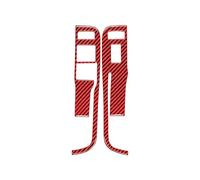FDWPJYO Embellecedor de Fibra de Carbono para Chevrolet Camaro 2010-2015 Accesorios para el Interior del Coche elevalunas Panel de Control Cubierta Decorativa Pegatina