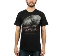 FDYM Led Zeppelin - Mens US Cities Tour 1977 T-Shirt in Black