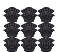 FDzkrtvm Almohadillas autoadhesivas para el talón, Almohadillas for el talón Multicolor 12/18 piezas for calzado deportivo Protector de inserción cojín ajustable demasiado grande(Black,18pcs)
