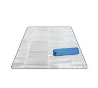 FDzkrtvm Esterilla de Aluminio para Tienda de campaña, Tamaños múltiples del cojín for Dormir de la Manta Comida campestre Estera Que acampa Espuma EVA Papel Aluminio