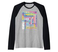 Fe Amor Paz Alegría Bendición Salvación Oración Creencia Esperanza Camiseta Manga Raglan