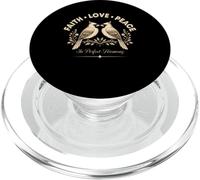 Fe Amor Paz Armonía Aves Cardenales del Norte PopSockets PopGrip para MagSafe