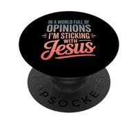 Fe Cristiana Amor Jesús Humor PopSockets PopGrip Adhesivo