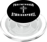 Fe Cristiana Biblia Escritura Dios amó al Mundo Cruz PopSockets PopGrip para MagSafe
