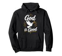 Fe Cristiana Dios es Buena Biblia Sudadera con Capucha