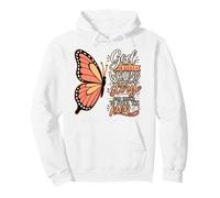 Fe Cristiana Dios Sigue escribiendo tu Historia Mariposa Sudadera con Capucha