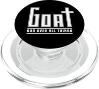 Fe Cristiana Dios Sobre Todas Las Cosas GOAT Divertido PopSockets PopGrip para MagSafe