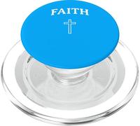 Fe Cristiana Fe Pequeña Cruz Jesús Me Ama PopSockets PopGrip para MagSafe