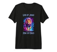 Fe Cristiana Jesucristo León De Judá Rey Camiseta Premium