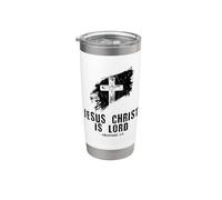 Fe cristiana Jesús es el Señor Iglesia Clases de Biblia Vaso térmico de acero inoxidable de doble pared