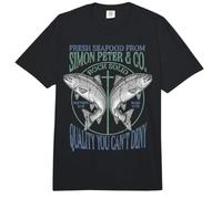Fe Cristiana Jesús Simón Pedro Divertido Marisco Versículo Comfort Colors Adult Heavyweight T-Shirt