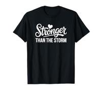 Fe Cristiana más Fuerte Que la tormenta Camiseta